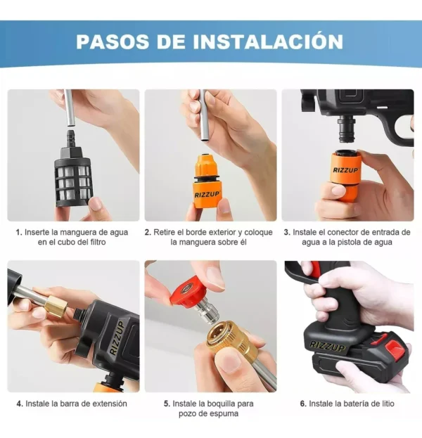 5 Hidrolavadora Inalámbrica