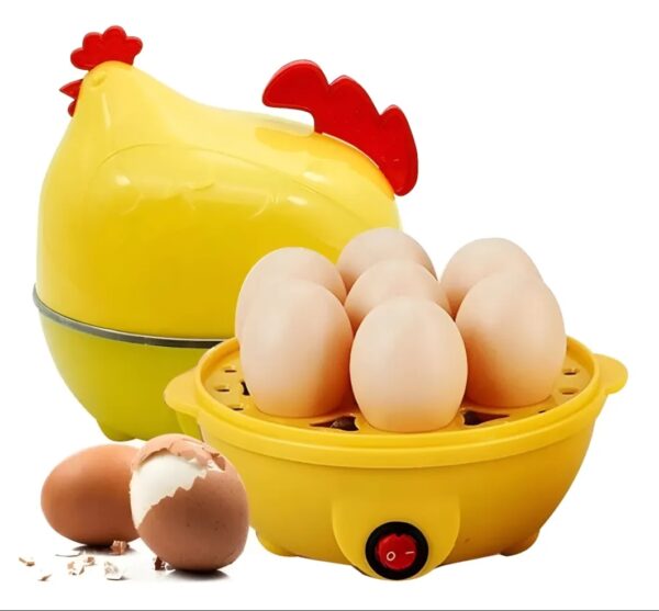 Gallina cocinadora a vapor de huevos