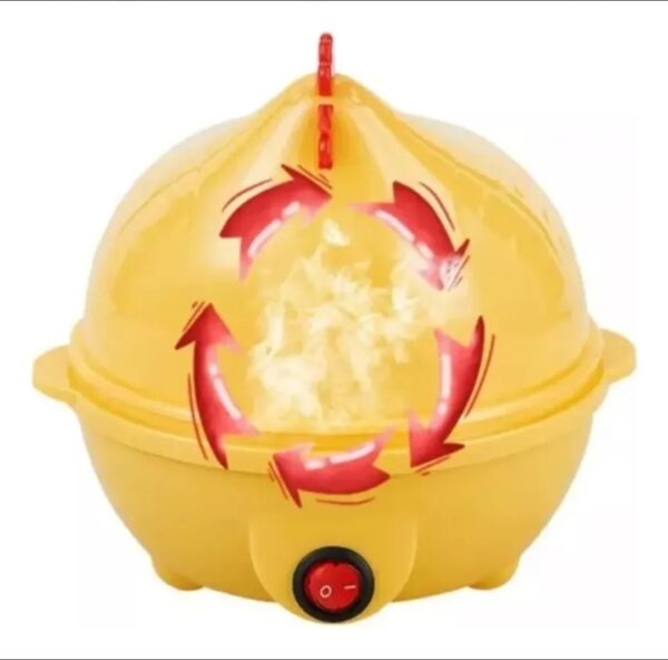 Gallina cocinadora a vapor de huevos