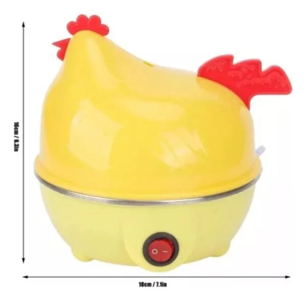 Gallina cocinadora a vapor de huevos