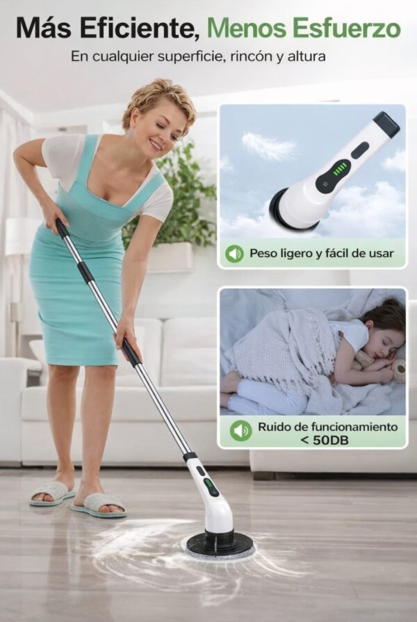 Cepillo eléctrico giratorio 9 en 1