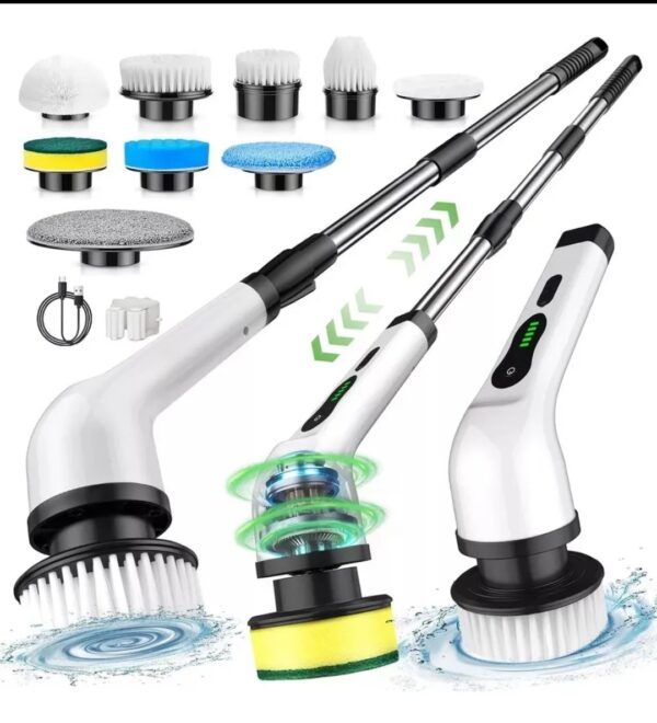 Cepillo eléctrico giratorio 9 en 1